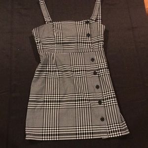 NWT Plaid Button Down Dress